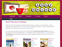 Tablet Screenshot of abbygaines.com